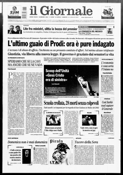 Il giornale : quotidiano del mattino